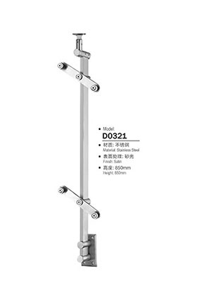 不鏽(xiù)鋼陽台立柱