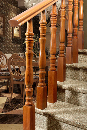 實木樓梯（tī）扶手