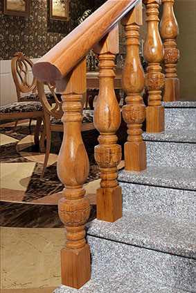 實（shí）木樓（lóu）梯扶手