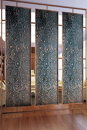 雕（diāo）花屏（píng）風