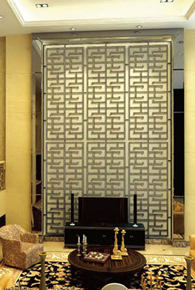 雕花屏（píng）風